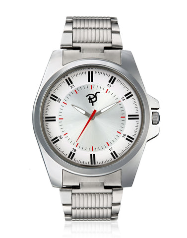 Rico Mens White Steel Watch