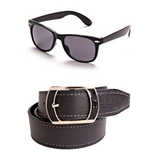 Wayfarer Sunglasses with Fashionable Belt